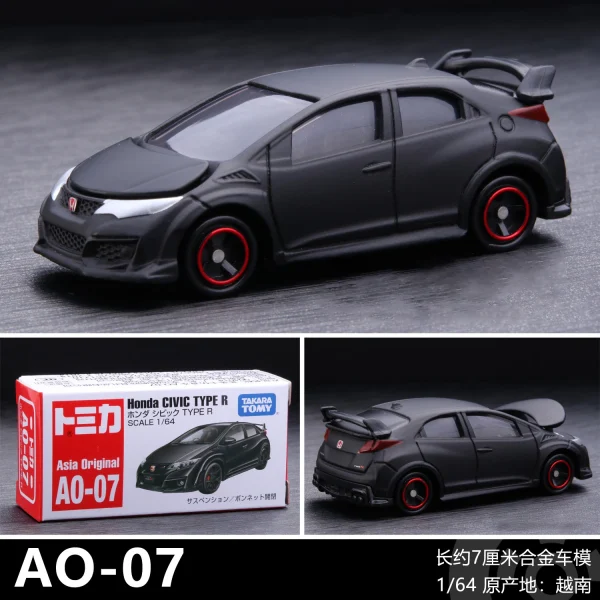 TOMY Honda CIVIC TYPE R Alloy Car Diecasts & Toy Vehicles Car Model Miniature Scale Model Car For Children - Image 3