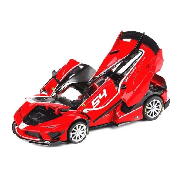 Bburago 1:32 Ferrari FXXK EVO Toy Alloy Car Diecasts & Toy Vehicles Sound and light Car Model Collection Car Toys For Children - Image 5
