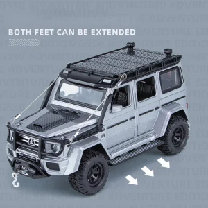 1:24 Benz G550 Adventure 4X4² Alloy Cast Toy Car Model Sound and Light Children’s Toy Collectibles Birthday gift
