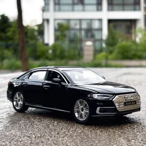 1:32 AUDI A8 Alloy Car Diecasts & Toy Vehicles Car Model Sound and light Pull back Car Toys For Kids Gifts