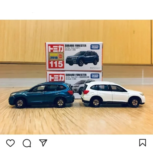 TOMY Subaru Forester 115 Alloy Car Diecasts & Toy Vehicles Car Model Miniature Scale Model Car For Children - Image 5