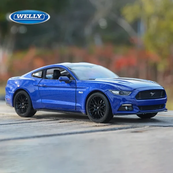 WELLY 1:24 Ford Mustang GT 2015 Muscle Car Alloy Car Model Diecasts & Toy Vehicles Toy Cars Kid Toys For Children Gifts - Image 4