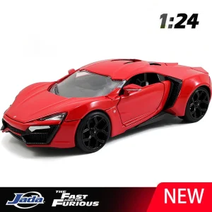 JADA 1:24 Fast & Furious Lykan Hypersport Alloy Car Diecasts & Toy Vehicles Car Model Miniature Scale Model Car For Children