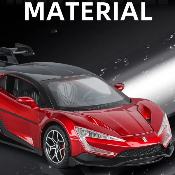 1:32 BYD Look UP U9 Supercar Alloy Die Cast Toy Car Model Sound and Light Children's Toy Collectibles Birthday gift - Image 2