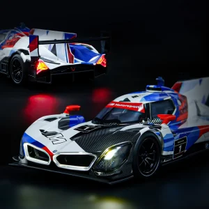 1:24 BMW M Hybrid V8 Super Racing Alloy Car Model Sound and Light Children’s Toy Collectibles Birthday gift