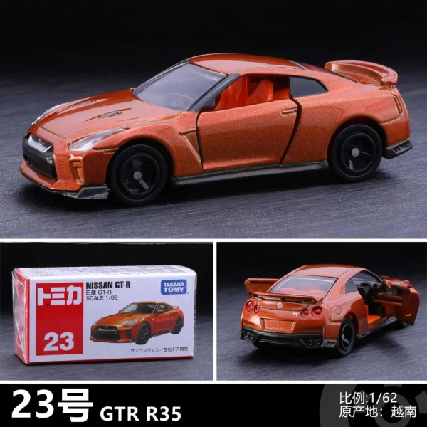 Takara Tomy Nissan GTR Alloy Car Diecasts & Toy Vehicles Car Model Miniature Scale Model Car For Children Out of Print - Image 3