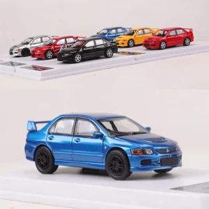 LMLF 1/64 JDM Lancer Evolution EVO IX Alloy Racing Car Diecasts & Toy Vehicles Car Model Miniature Scale Model Car For Children