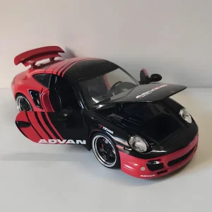 JADA 1:24 Porsche 911 Turbo 997 Alloy Car Diecasts & Toy Vehicles Car Model Miniature Scale Model Car For Children