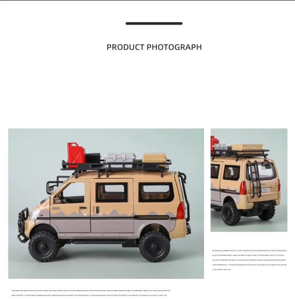 1:24 WuLing VAN Off-Road Vehicle Alloy Muscle Car Model Sound and Light Pull Back Children's Toy Collectibles Birthday Gift - Image 18
