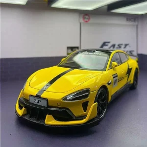 1:24 MI SU7 Ultra Supercar Alloy Die Cast Toy Car Model Sound and Light Children’s Toy Collectibles Birthday gift