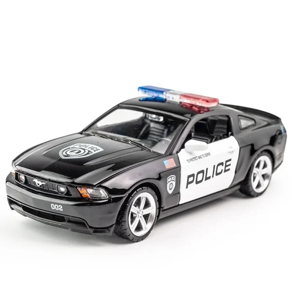 1:32 Alloy Car 2006 Ford Shelby Mustang GT350 Policecar Modle 911 Alloy Toy Car Models Diecast Metal Vehicle Model Cars Toys For - Image 5