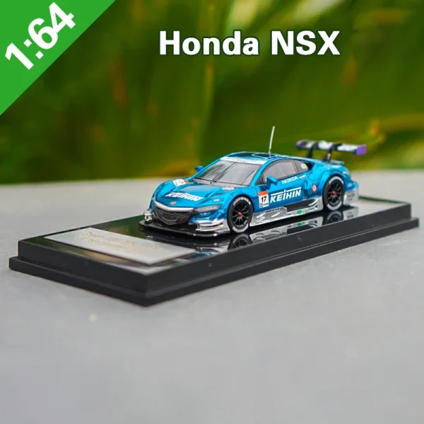 1:64 Honda NSX CONCEPT-GT GT500 Racing Alloy Car Diecasts & Toy Vehicles Car Model Miniature Scale Model Car Toy For Children