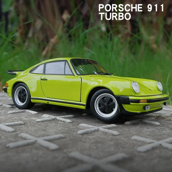 WELLY 1:24 Porsche 911 Turbo 3.0 1974 Alloy Car Diecasts & Toy Vehicles Car Model Miniature Scale Model Car Toy For Children - Image 3