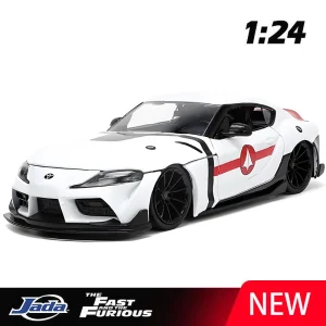 JADA 1:24 Fast & Furious Supra GR 2020 Alloy Car Diecasts & Toy Vehicles Car Model Miniature Scale Model Car For Children