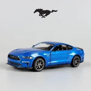 1:34 Ford Mustang GT 2018 Muscle Car Alloy Car Die Cast Toy Car Model Sound and Light Children’s Toy Collectibles Birthday gift