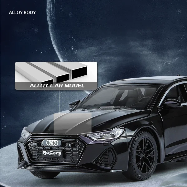 1:32 Audi RS7 Sportback Alloy Car Diecasts & Toy Vehicles Car Model Sound and light Pull back Car Toys For Kids Gifts - Image 4