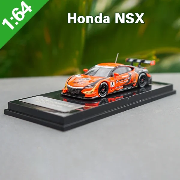 1:64 Honda NSX CONCEPT-GT GT500 Racing Alloy Car Diecasts & Toy Vehicles Car Model Miniature Scale Model Car Toy For Children - Image 4