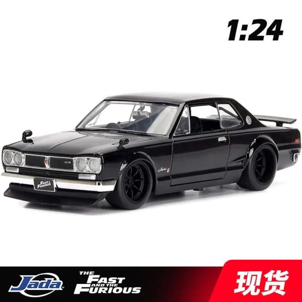 JADA 1:24 Nissan SKYLINE 2000 GTR KPGC10 Alloy Car Diecasts & Toy Vehicles Car Model Miniature Scale Model Car For Children