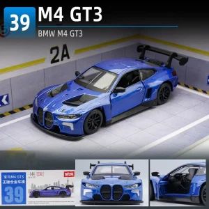 1:44 BMW M4 GT3 BMW M6 Supercar Alloy Car Diecasts & Toy Vehicles Car Model Miniature Scale Model Car For Children