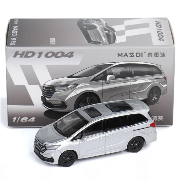 1:64 Honda Odyssey Alloy Car Diecasts & Toy Vehicles Car Model Miniature Scale Model Car For Children - Image 2