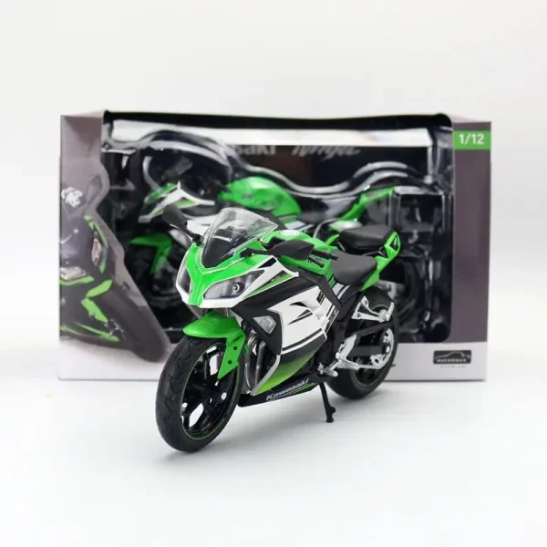 1/12 Kawasaki Ninja 250 Motorcycle Model Toy Vehicle Collection Autobike Shork-Absorber Off Road Autocycle Toys Car - Image 3