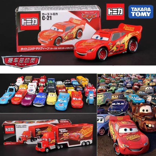 Takara Tomy Cars Lightning McQueen Jackson Storm Alloy car model die-casting collection gift giving classic children's gift toys - Image 3