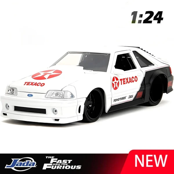 JADA 1:24 Ford Mustang GT 1989 Alloy Car Diecasts & Toy Vehicles Car Model Miniature Scale Model Car For Children - Image 2