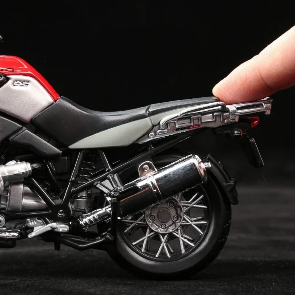 Maisto 1/12 BMW R1200GS Assembled Version Motorcycle Model Toy Vehicle Collection Shork-Absorber Off Road Autocycle Toy - Image 3