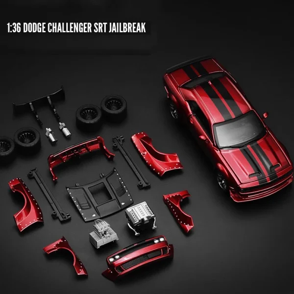 1:36 Dodge challenger SRT Jailbreak Assembled Version Alloy Car Diecasts & Toy Vehicles Car Model Model Car Toy For Children