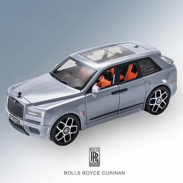 1:20 Rolls Royce Cullinan SUV Alloy Car Model Sound and Light Simulation Car Decoration Collection Child Toy Gift - Image 8