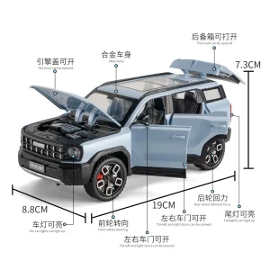 1:24 Haval Kugou SUV Great Wall Motor Alloy Muscle Car Model Sound and Light Children’s Toy Collectibles Birthday gift