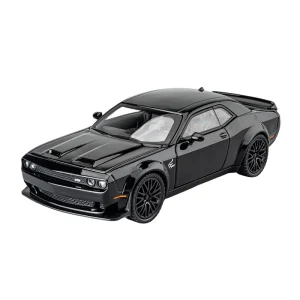 1:32 Dodge Challenger Hellcat Redeye Alloy Muscle Car Model Sound and Light Children’s Toy Collectibles Birthday gift