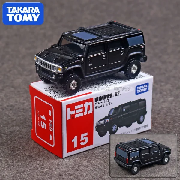 TOMY Hummer H2 Alloy Car Diecasts & Toy Vehicles Car Model Miniature Scale Model Car For Children - Image 3