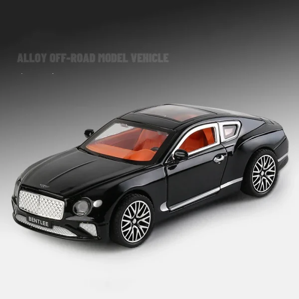 1:32 Continental GT Limousine Alloy Car Model Sound and Light Pull Back Children's Toy Collectibles Birthday gift - Image 5