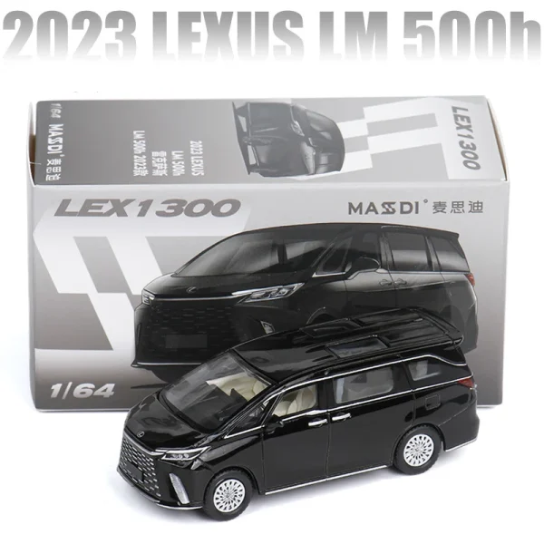 1:64 Lexus LM500h 2023 MPV Alloy Car Diecasts & Toy Vehicles Car Model Miniature Scale Model Car For Children - Image 2