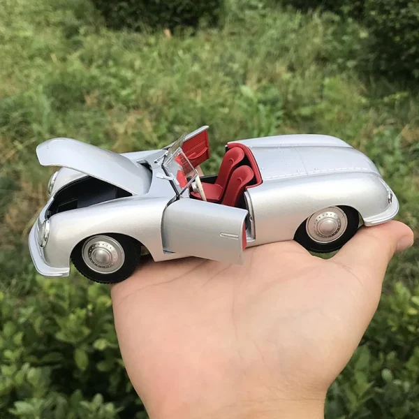 WELLY 1:24 Porsche 356 No.1 Roadster Alloy Car Diecasts & Toy Vehicles Car Model Miniature Scale Model Car Toy For Children - Image 3