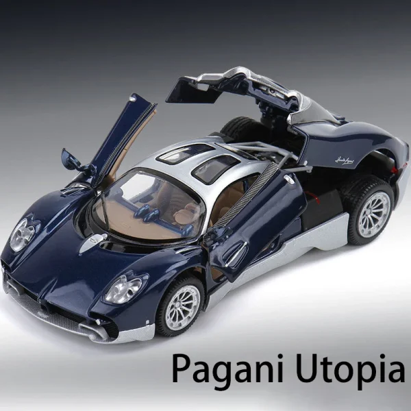 1:32 Pagani Utopia Supercar Alloy Die Cast Toy Car Model Sound and Light Children's Toy Collectibles Birthday gift - Image 4