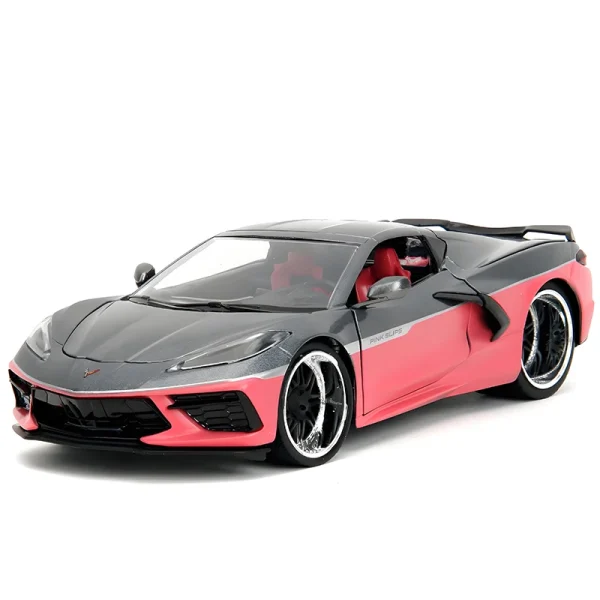 JADA 1:24 CORVETTE 2020 Alloy Car Diecasts & Toy Vehicles Car Model Miniature Scale Model Car Toys For Children - Image 6
