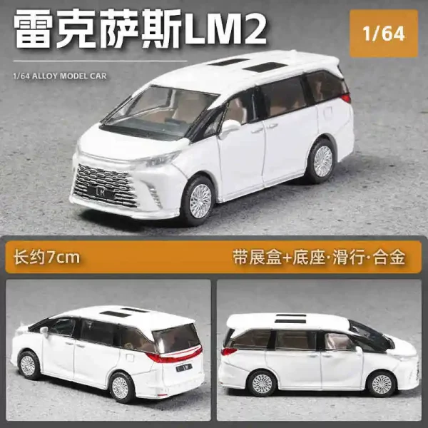 NEW 1:64 Lexus LM LM2 Alloy Car Diecasts & Toy Vehicles Car Model Miniature Scale Model Car For Children - Image 4