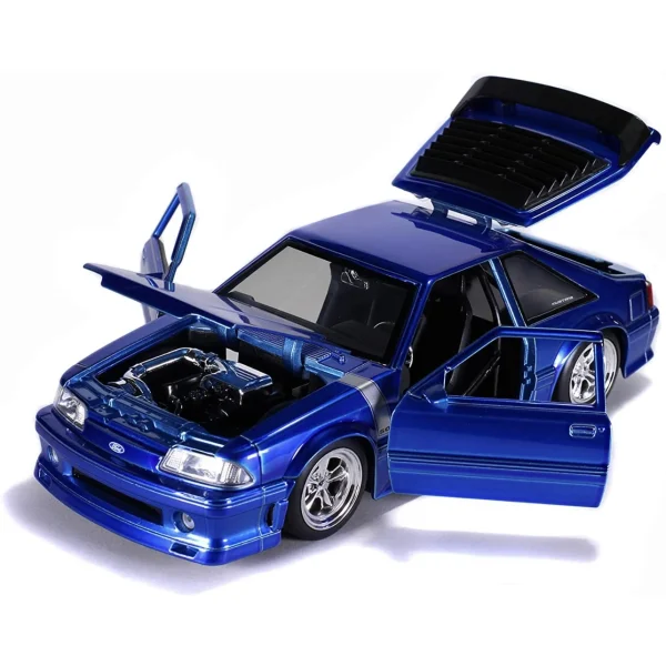 JADA 1:24 Ford Mustang GT 1989 Alloy Car Diecasts & Toy Vehicles Car Model Miniature Scale Model Car For Children - Image 5