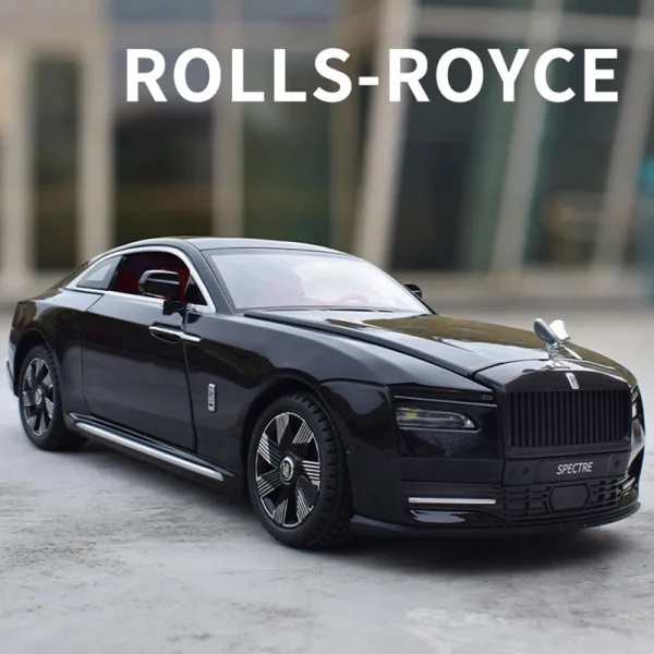 1:24 Rolls-Royce Spectre Alloy Die Cast Toy Car Model Sound and Light Pull Back Children's Toy Collectibles Birthday gift - Image 5