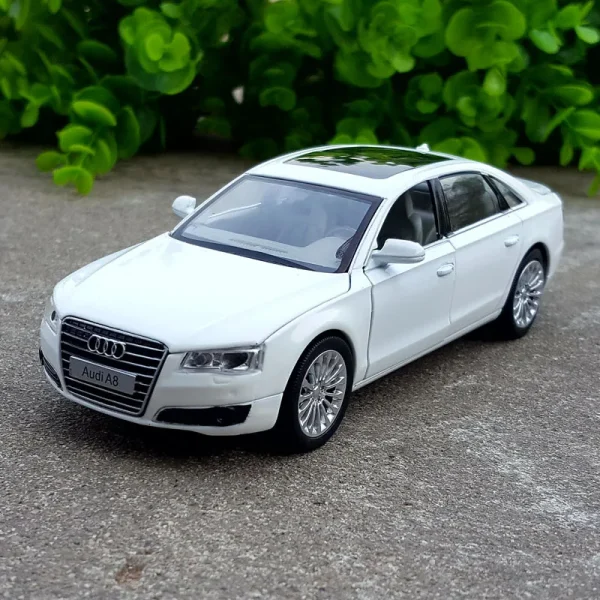 1:32 AUDI A8 Luxury Car Alloy Car Model Diecasts Toy Vehicles Toy Cars Sound and light Kid Toys For Children Gifts Boy Toy - Image 5