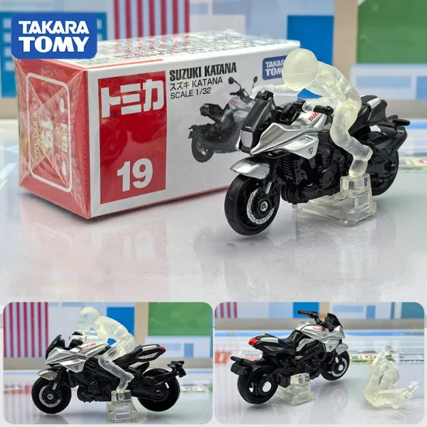 TOMY SUZUKI KATANA Motorcycle Alloy Car Diecasts & Toy Vehicles Car Model Miniature Scale Model Car For Children Out of Print - Image 3