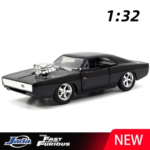 JADA 1:32 Fast & Furious Dom Charger R/T Alloy Car Diecasts & Toy Vehicles Car Model Miniature Scale Model Car Toys For Children