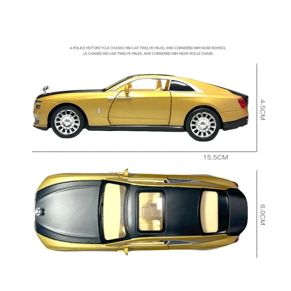 1:32 Rolls Royce Spectre Alloy Car Diecasts & Toy Vehicles Car Model Sound and light Car Toys For Kids Gifts - Image 5