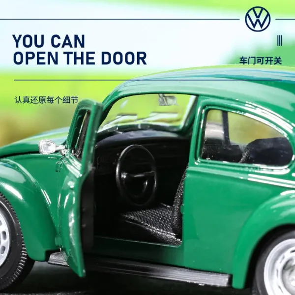 Maisto 1:24 Beetle Alloy Car Diecasts & Toy Vehicles Car Model Miniature Scale Model Car Toy For Children - Image 5