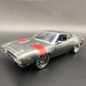 JADA 1:24 Fast & Furious PLYMOUTH GTX Alloy Car Diecasts & Toy Vehicles Car Model Miniature Scale Model Car For Children