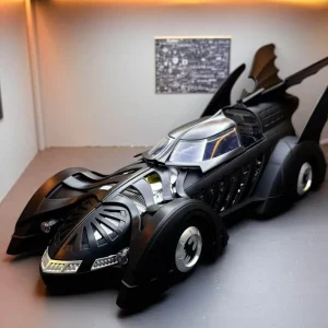 1:18 Batmobile 1995 Alloy Car Diecasts & Toy Vehicles Car Model Miniature Scale Model Car Toys For Children