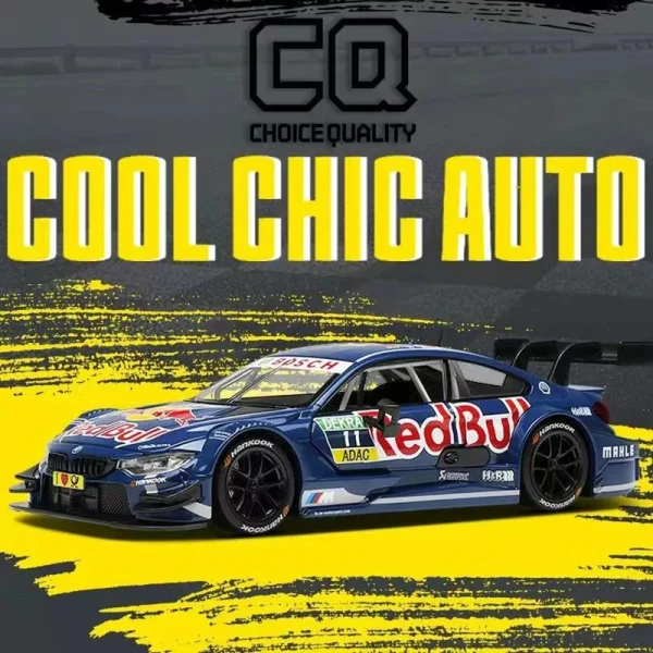 NEW 1:24 BMW M4 GT3 Red Bull M6 BMW CSL Alloy Car Diecasts & Toy Vehicles Car Model Sound and light Car Toys For Kids Gifts - Image 4