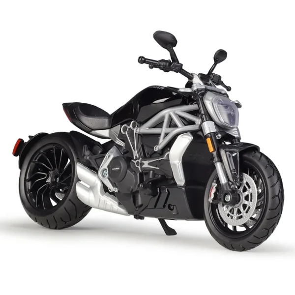 Maisto 1/12 DUCATI X Diavel S 2021 Die Cast Motorcycle Model Toy Vehicle Collection Shork-Absorber Off Road Autocycle Toys Car - Image 6
